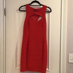 Red guess dress